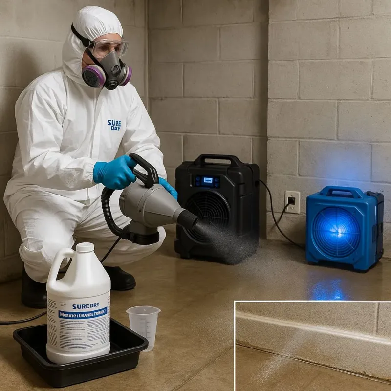 Sanitization and Odor Removal process in North Chicopee, MA