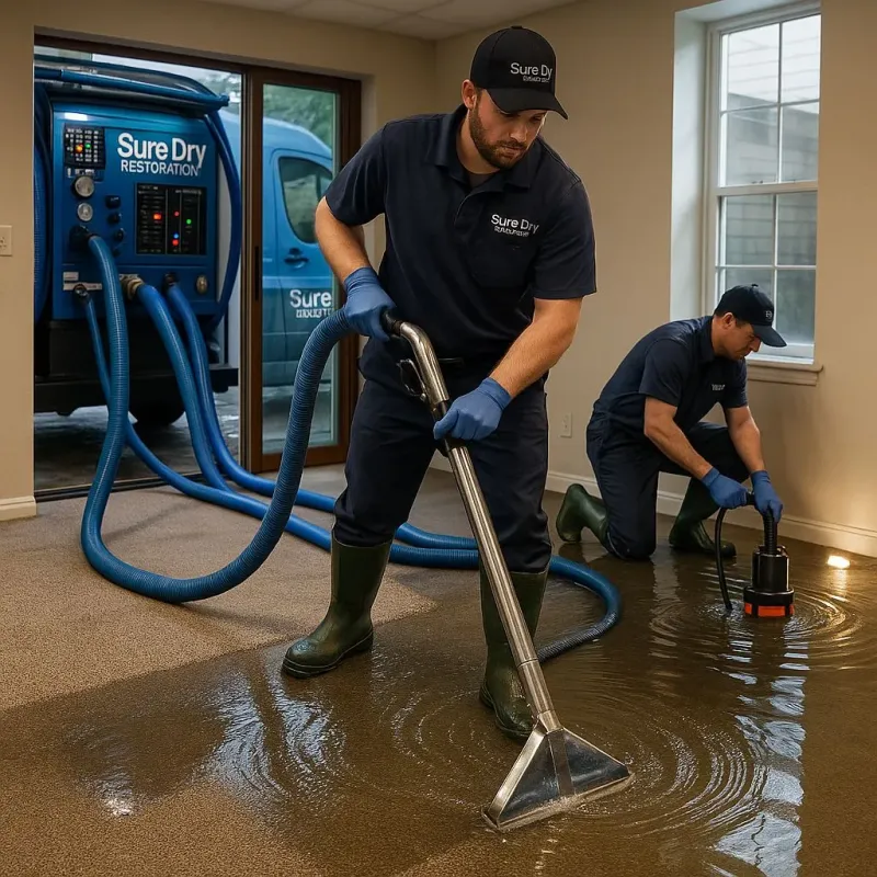 Water Extraction and Removal process in North Chicopee, MA